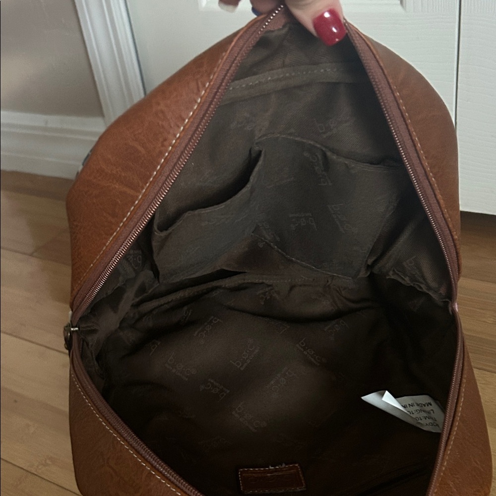 Red white and blue women’s backpack pocketbook - Picture 3 of 3